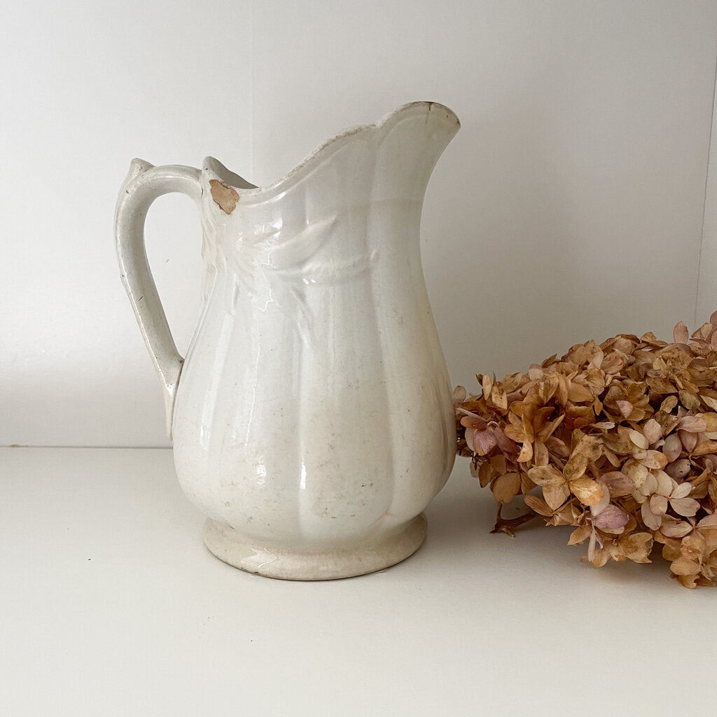 IRONSTONE PITCHER Rehab Vintage Market