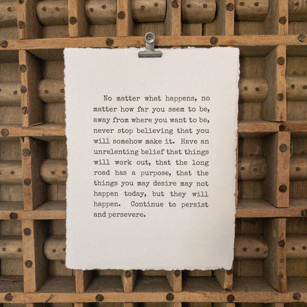 PROSE (NO MATTER)
