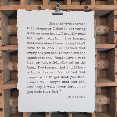 PROSE (SHE SAID)