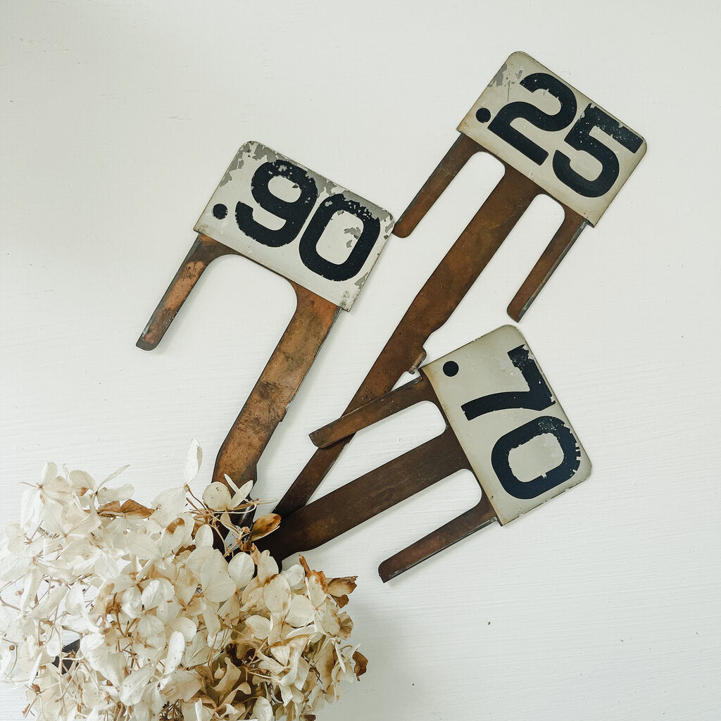ANTIQUE CASH REGISTER METAL TAG