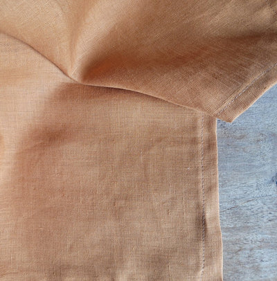 LINEN TEA TOWEL, TERRACOTTA