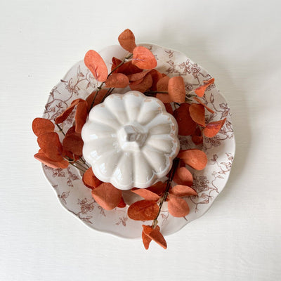 Penny leaf ring- Rust