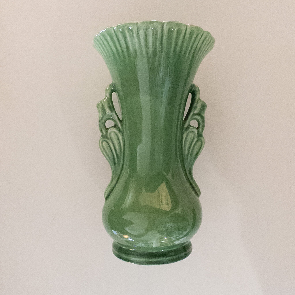 VINTAGE GREEN VASE