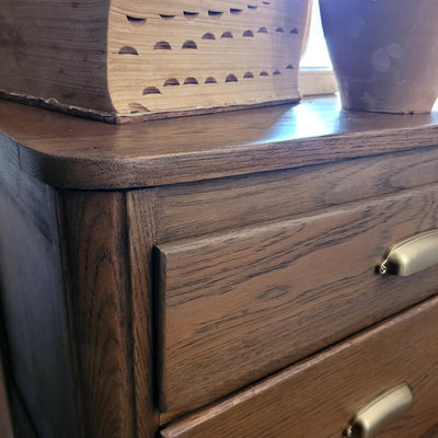 OAK CONSOLE (48"Wx16"Dx35"T)