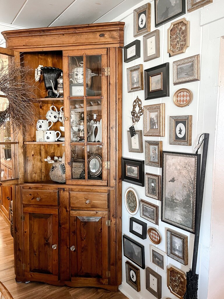 CORNER CUPBOARD 40"W 28"D 88"T