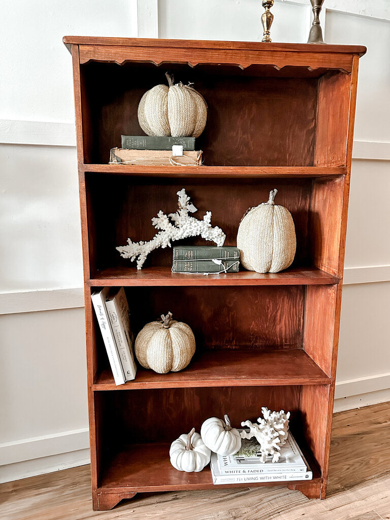 Petite Bookcase. 50 tall X 27 wide X 9 deep