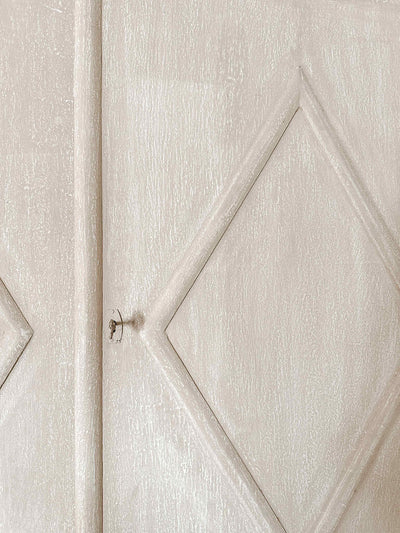 WHITE SECRETARY DESK 89"T X 51"W X 21" 1/4D