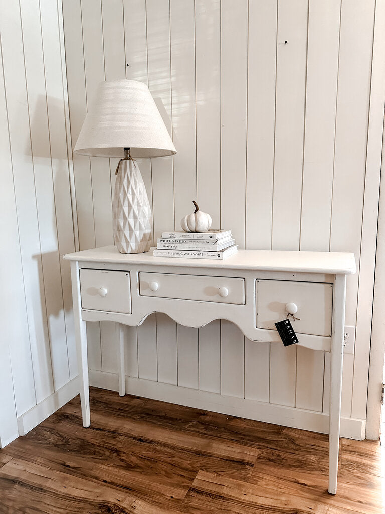 Entryway table. 46 long X 32 tall X 14 deep