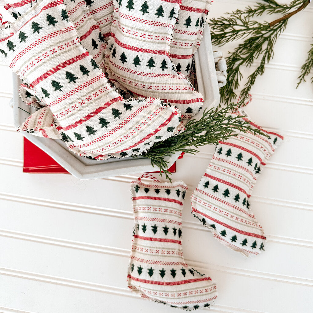 ORNAMENTS: Xmas Trees Stockings