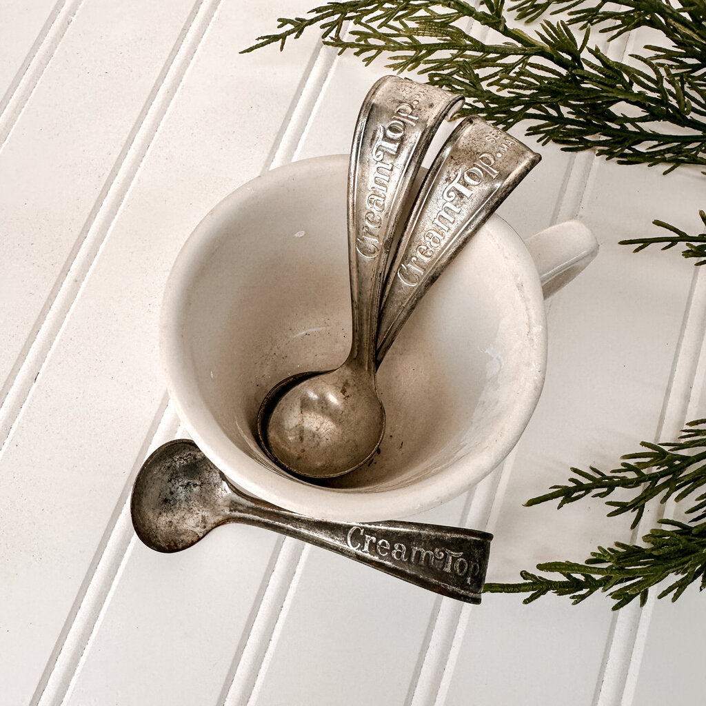 CREAM TOP SPOON 4" T x 1.25 W