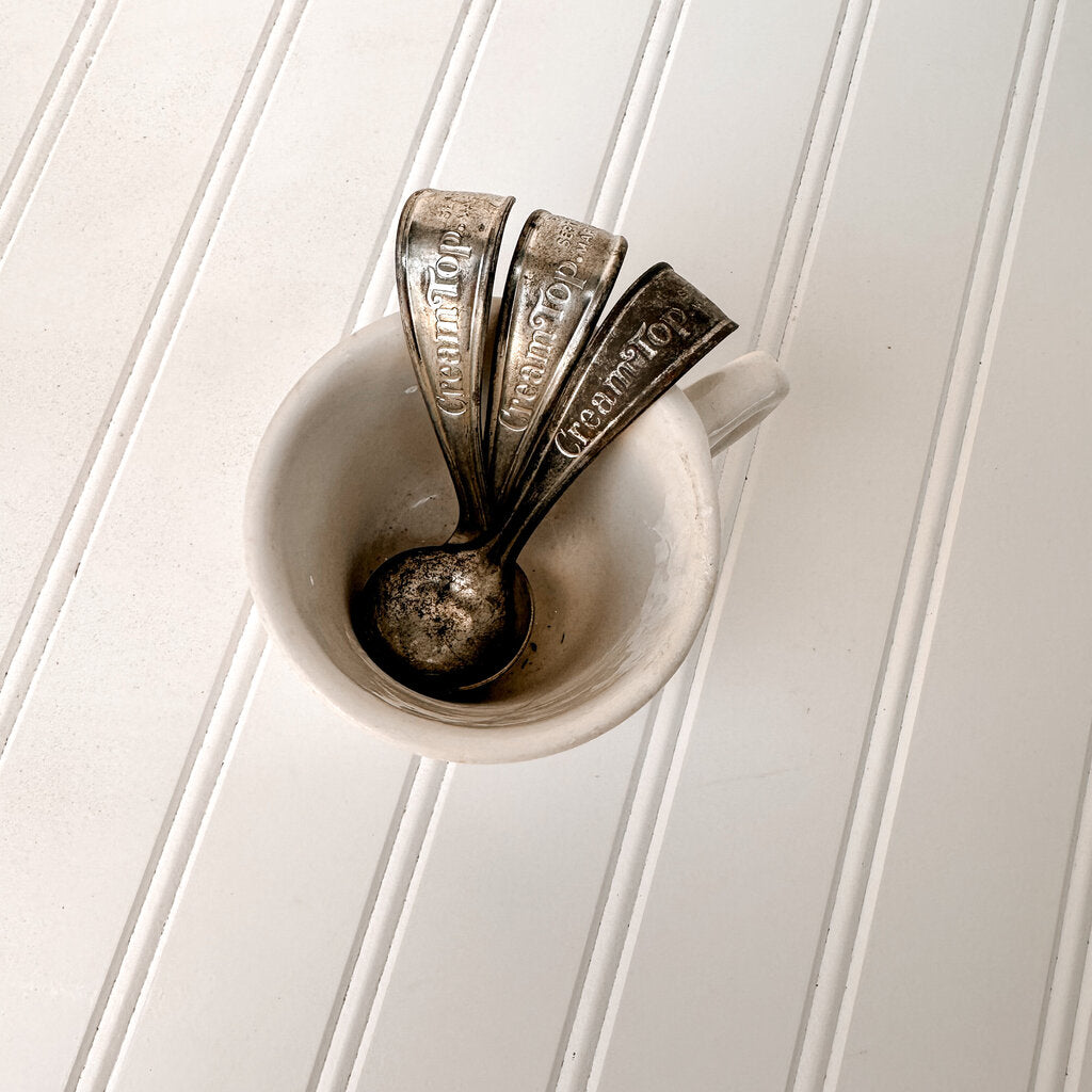 CREAM TOP SPOON 4" T x 1.25 W