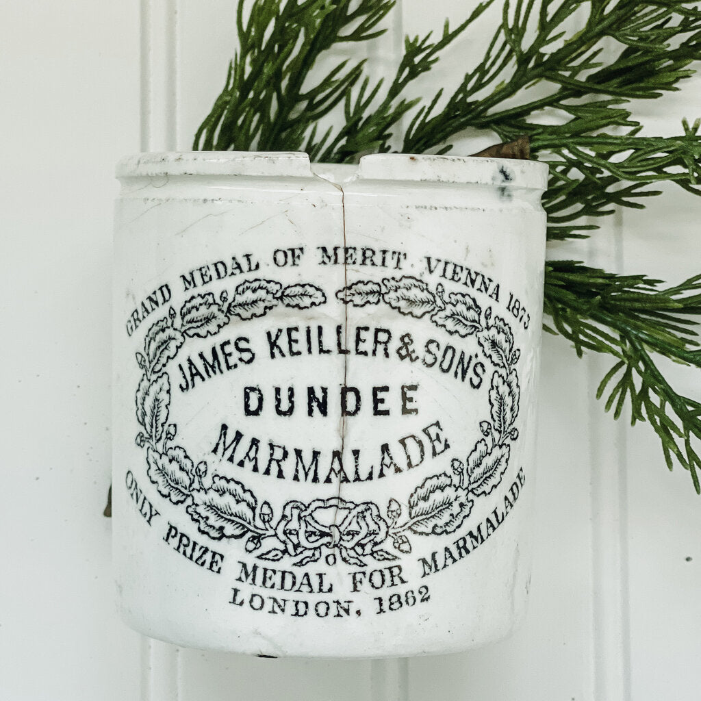 ANTIQUE ENGLISH DUNDEE MARMALADE JAR