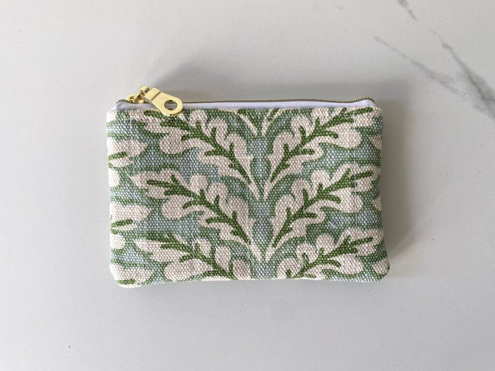 QUILTED ZIP POUCH (MANY COLOR OPTIONS)