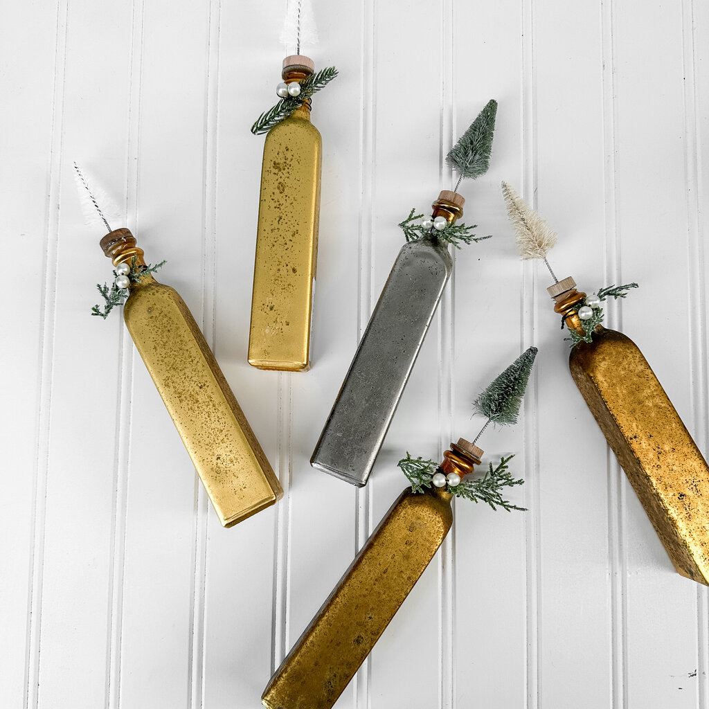 24k GOLD PLATED MADE IN ITALY BOTTLE 10"T