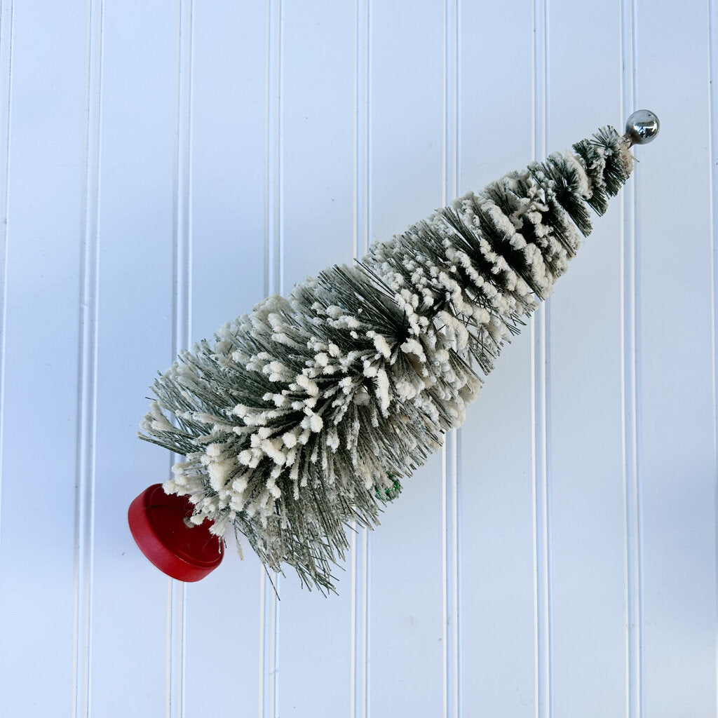 VINTAGE BOTTLE BRUSH TREE 12.5" T x 5"W