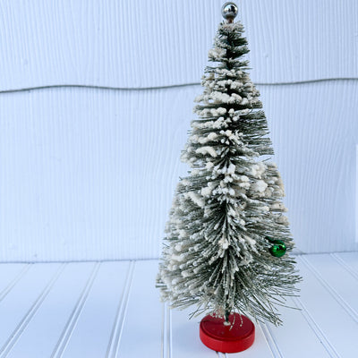 VINTAGE BOTTLE BRUSH TREE 12.5" T x 5"W