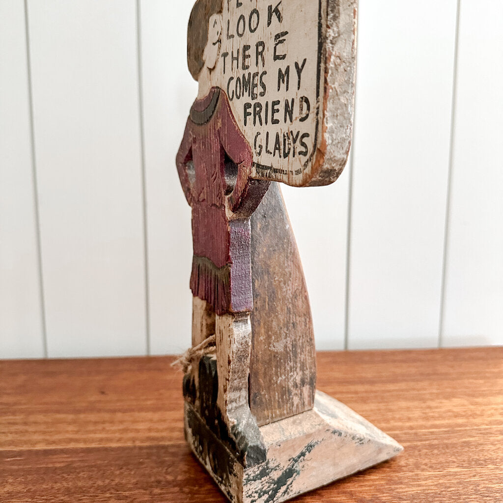 RIDICULOUS DOOR STOP FROM 1940S