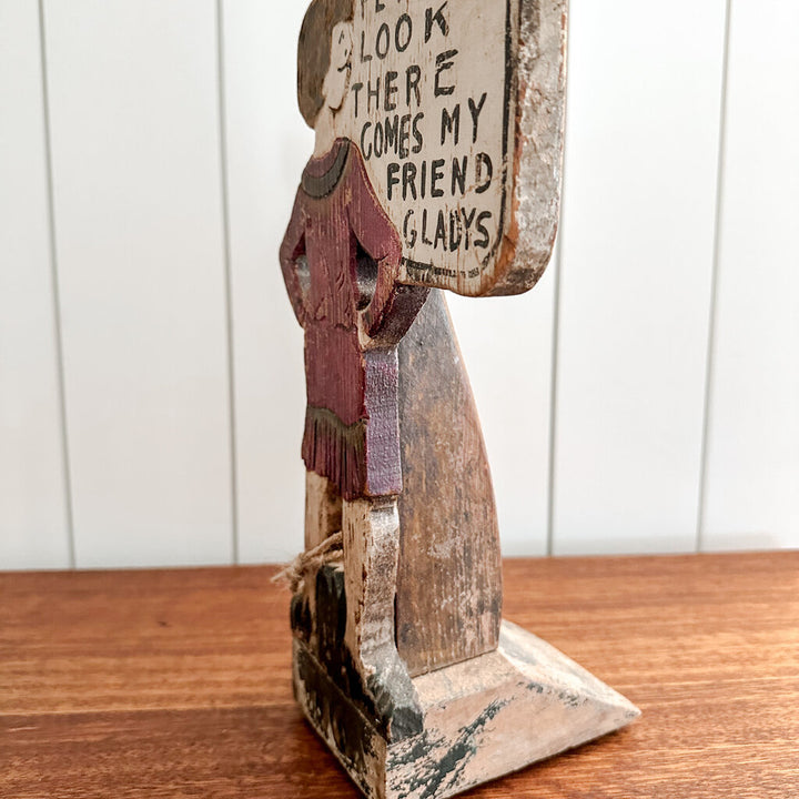 RIDICULOUS DOOR STOP FROM 1940S