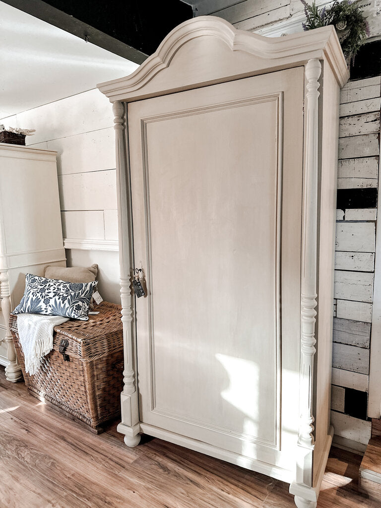 PINE ARMOIRE 35"W X 16"D X 69.5"T