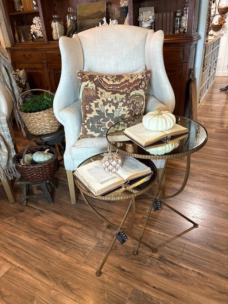 PAIR RH GEORGIAN WINGBACK CHAIRS