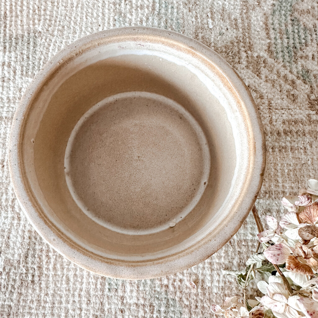 RIBBED CROCK/DISH