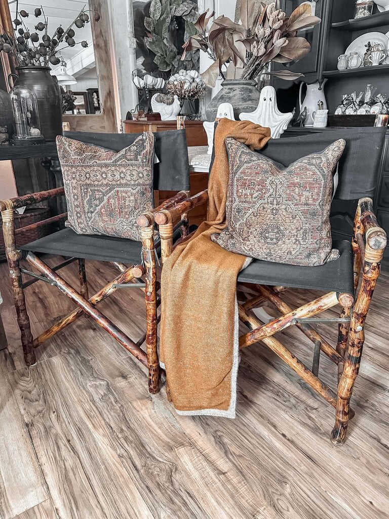 VINTAGE FOLDING BAMBOO CHAIR