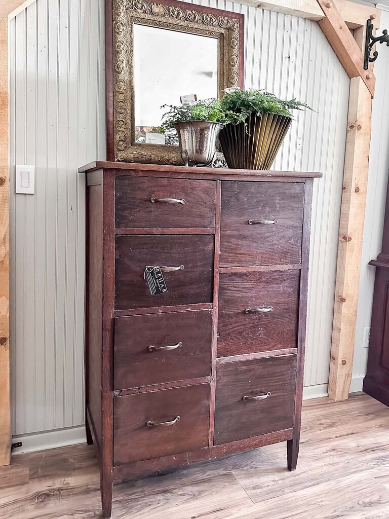 Vintage cabinet. 34 wide x 20 deep x 49 tall