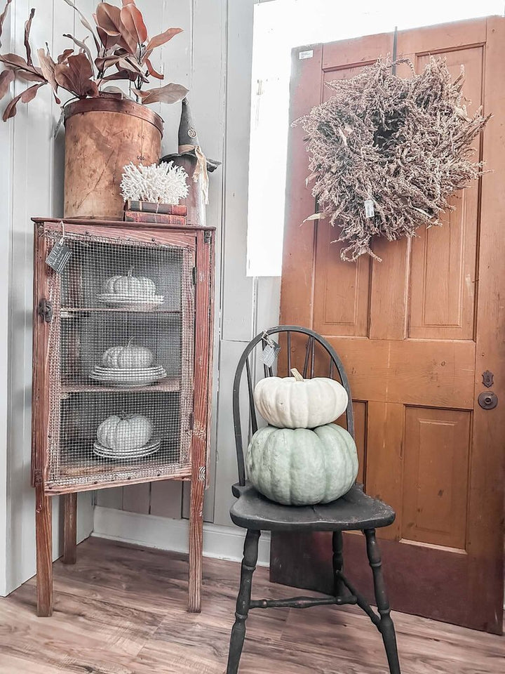 PRIMITIVE PIE SAFE 21.5"W 15.25"D 48.5"H