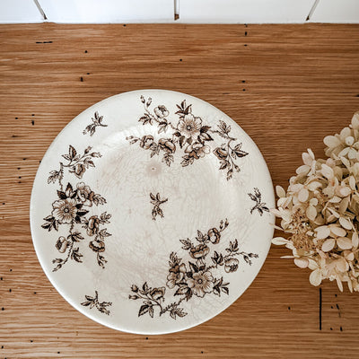 1800's TRANSFERWARE 7.5" DESSERT PLATE