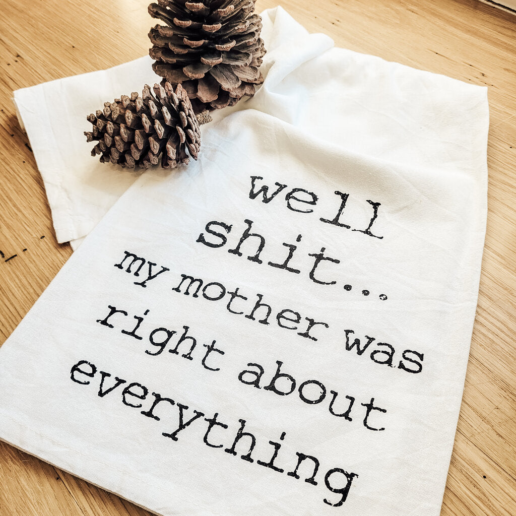 DISH TOWEL- MY MOTHER